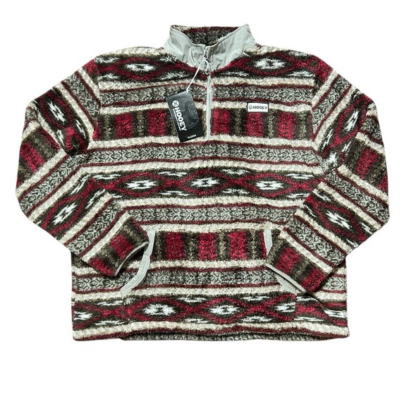 Hooey Other - Hooey Men's 1/4 Zip Sweater Sz XXL Southwestern Aztec Warm Soft Fleece